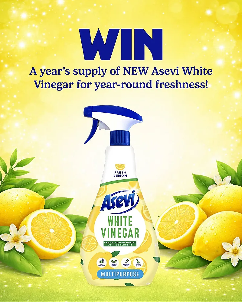 Win a Year's Supply of Asevi White Vinegar Spray