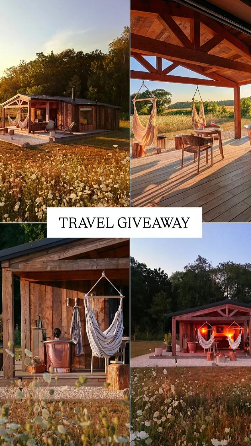 Win a romantic couple break in a luxury cabin