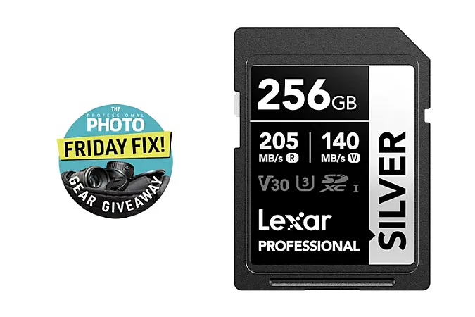 Prize image for Win a Lexar Professional 256GB SDXC Memory Card