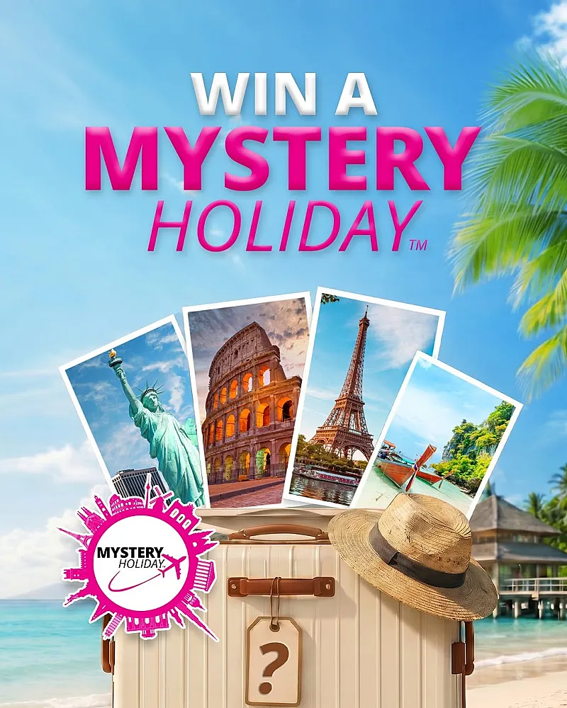 Win a Mystery Holiday with Flights and Hotel Included