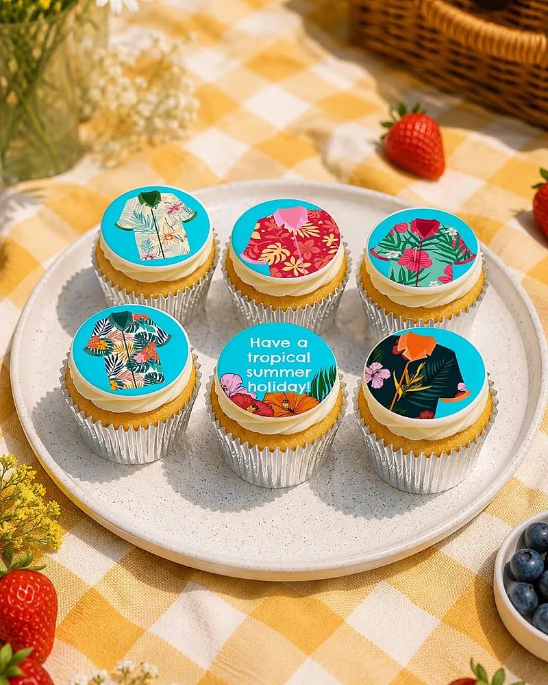 Win a box of 6 delicious summer-themed cupcakes