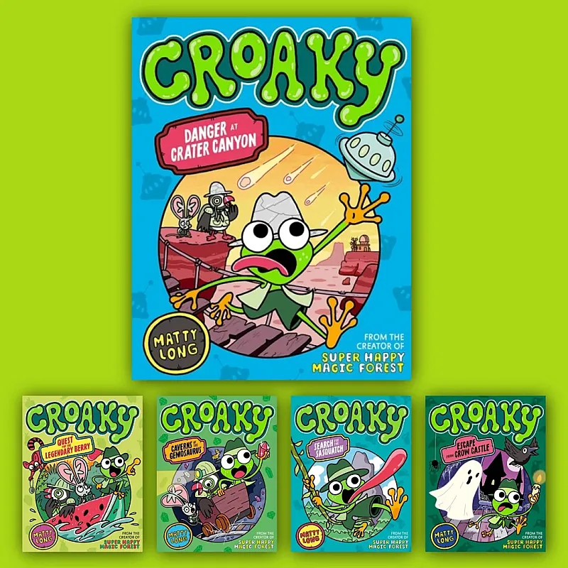 Win a full set of all 5 books in the Croaky series signed by Matty Long