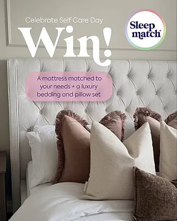 Win a Mattress Matched to Your Needs & a Luxury Bedding & Pillow Set!
