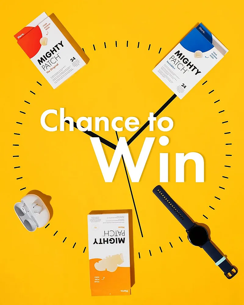 Win Hero Mighty Patches, Garmin Watch & Beats Wireless Headphones