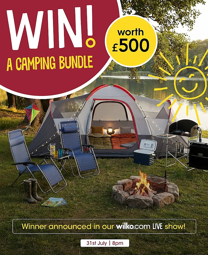 Win a £500 voucher for the ultimate camping bundle