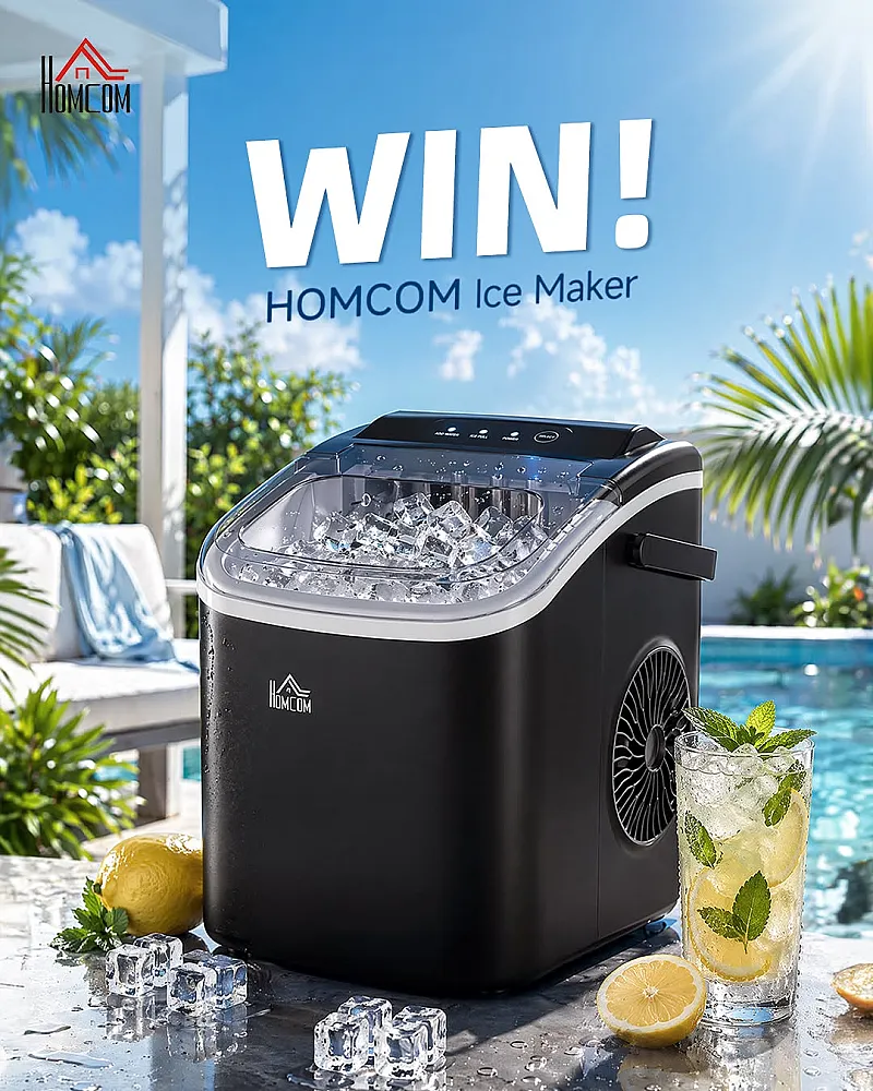 Win a HOMCOM Ice Maker