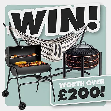 Prize image for Win a Vonhaus BBQ, Hammock & Fire Pit!