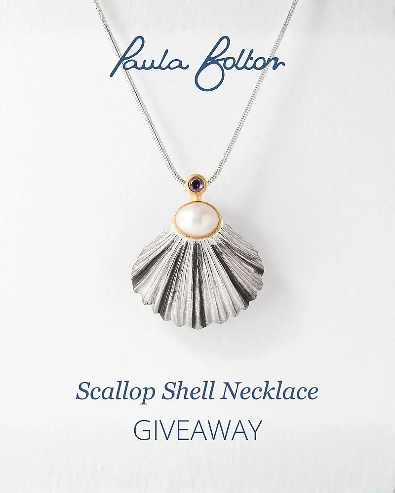 Win a Paula Bolton Jewellery Scallop Shell Silver Necklace