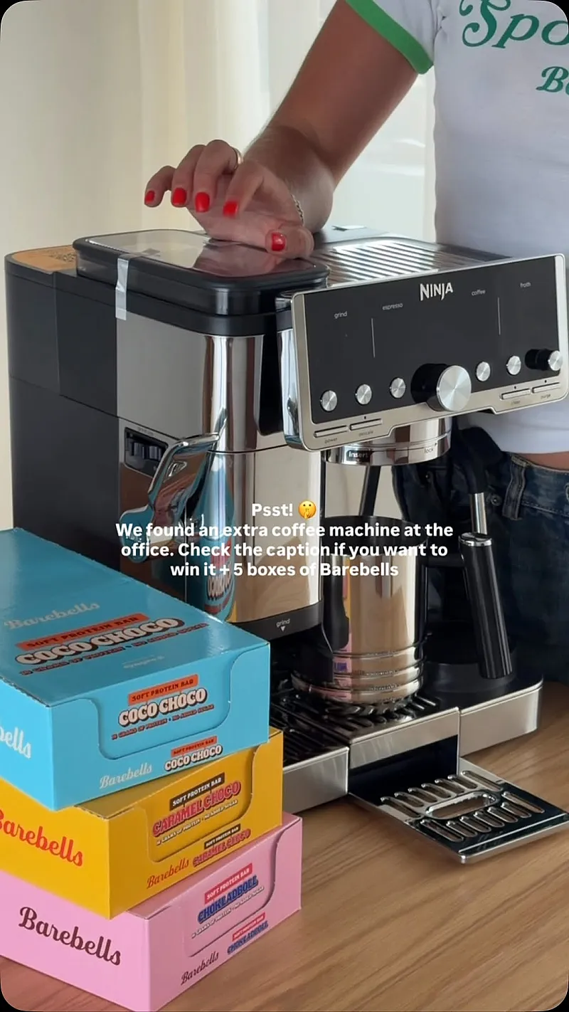 Win a Ninja Coffee Machine and 5 Boxes of Bars