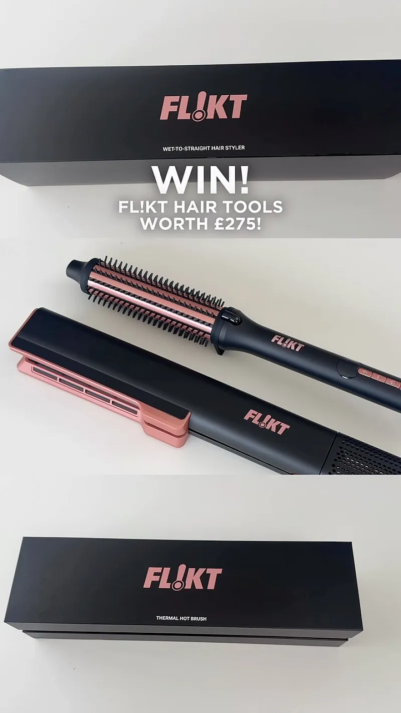 Win a FL!KT Thermal Hot Brush + FL!KT Wet to Straight Styler