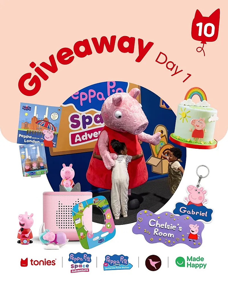Win the ultimate Peppa Pig prize bundle