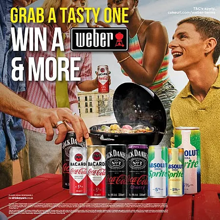 Prize image for Win a Weber BBQ & Case of Jack Daniel's Cans