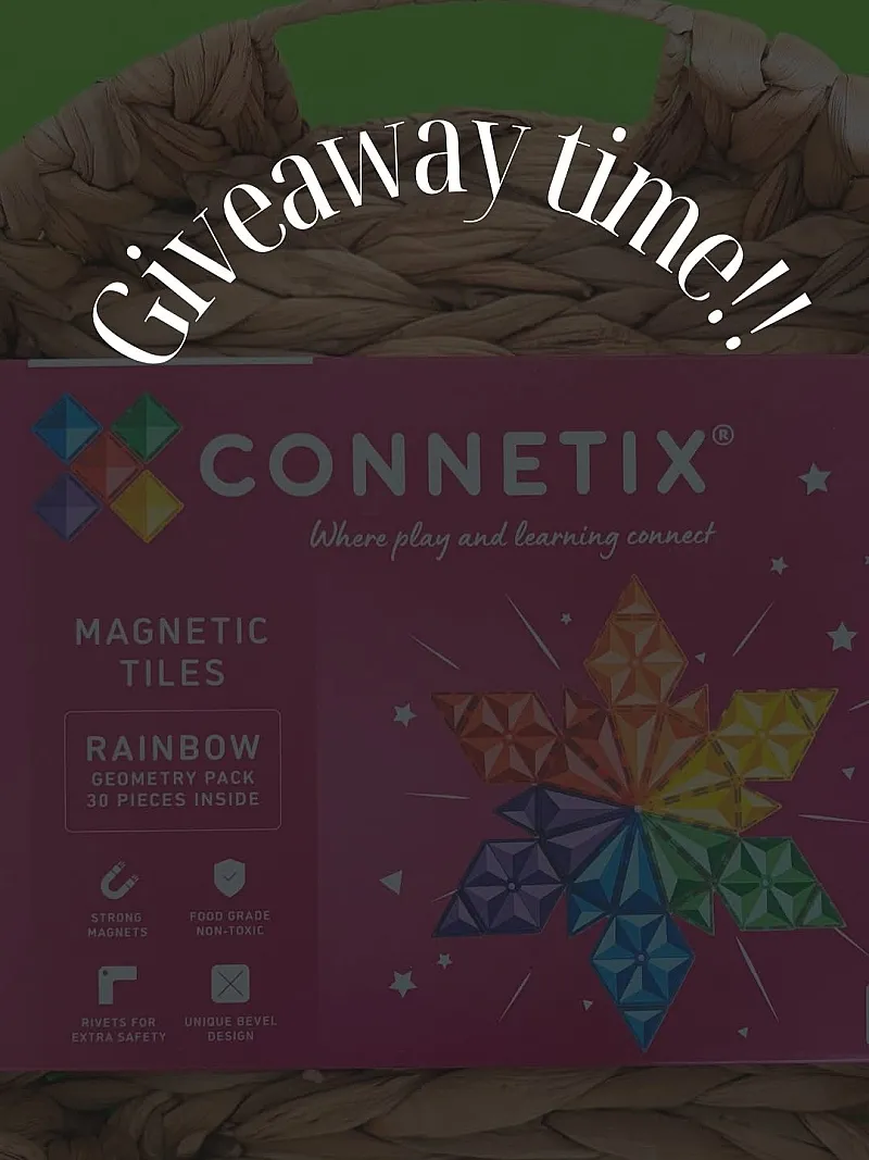 Win a Pack of Rainbow Geometry Connetix Tiles