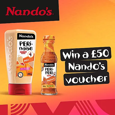 Prize image for Win a £50 Nando's Voucher