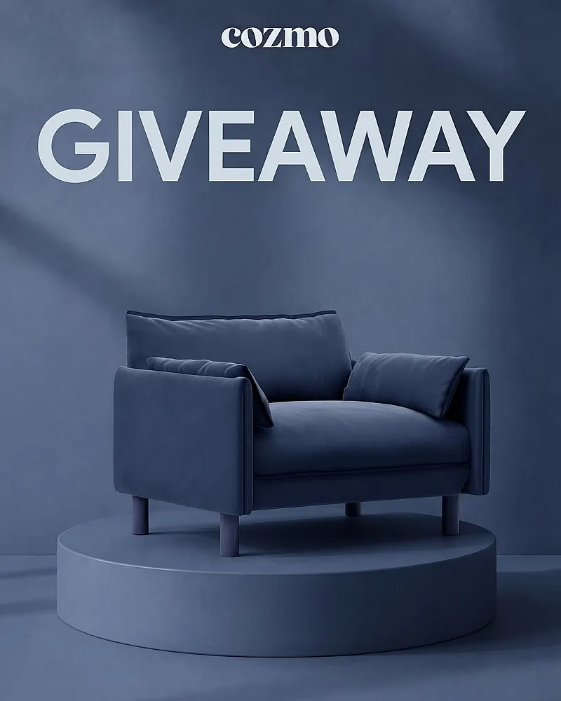 Win a Cozy 1.5 Seater Sofa
