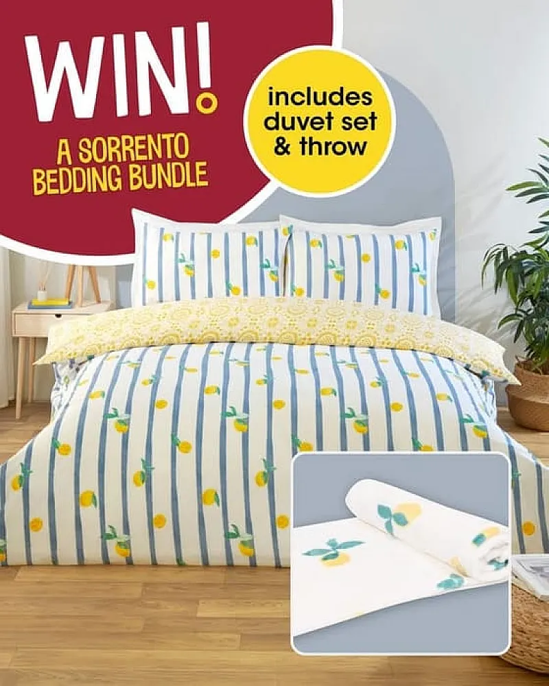Win a Sorrento Bedding Bundle!