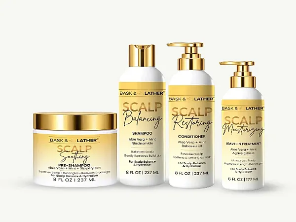 Win 4 Bask & Lather Scalp Therapy Systems