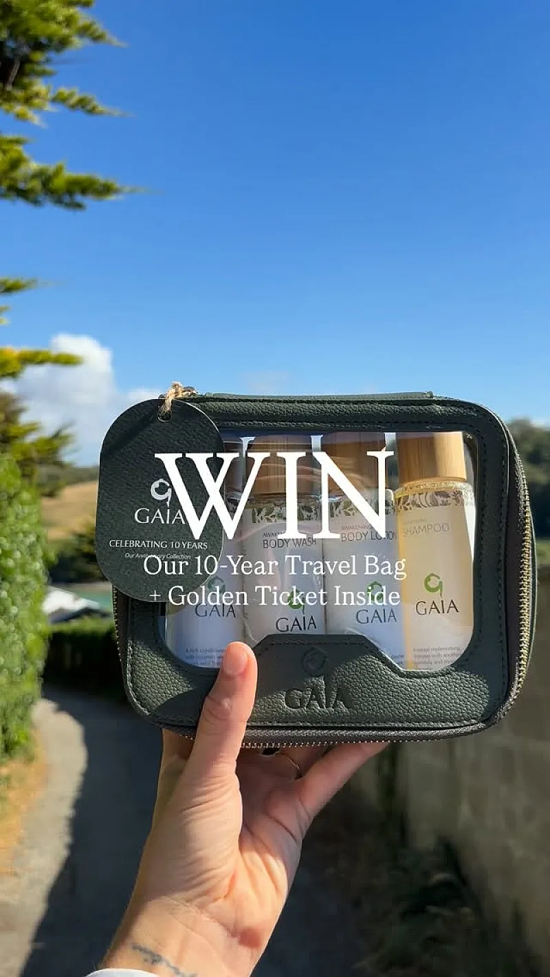Win a Limited Edition 10 Year Anniversary Bag from Gaia Skincare