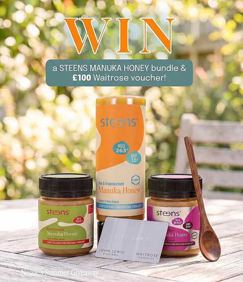 Win 1 of 3 Steens Manuka Honey Bundles & £100 Waitrose Vouchers