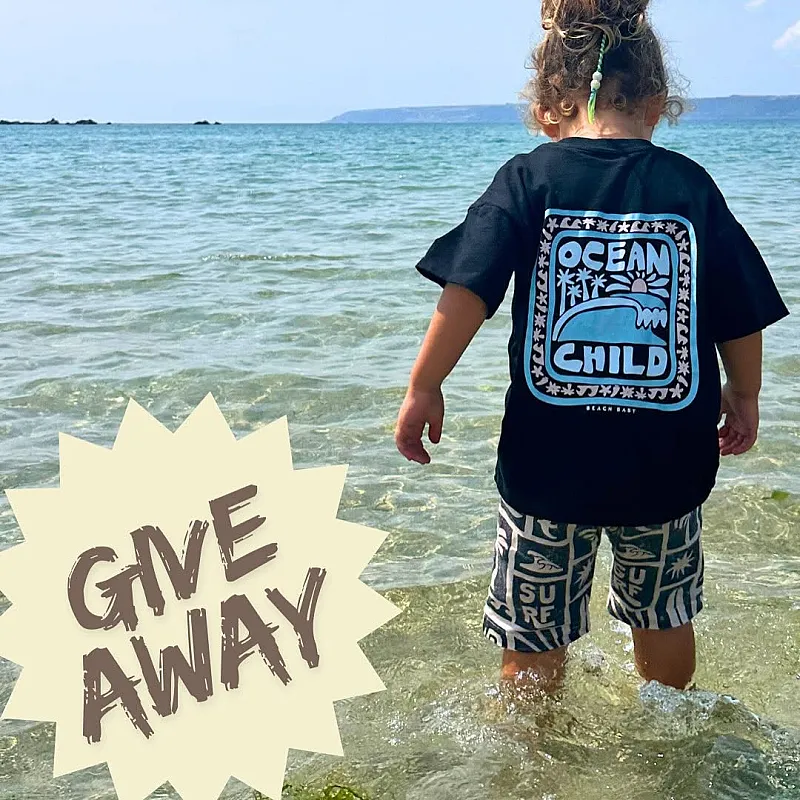 Win a Choice of Organic Cotton T-Shirt from Beach Baby Clothing