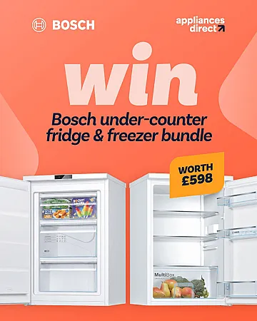 Win a Bosch Under the Counter Fridge & Freezer