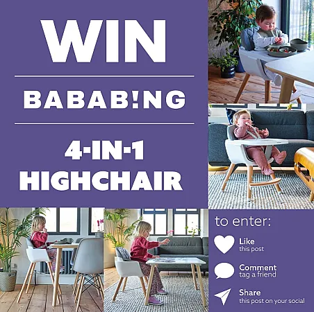 Prize image for Win a Bababing 4-in-1 Highchair