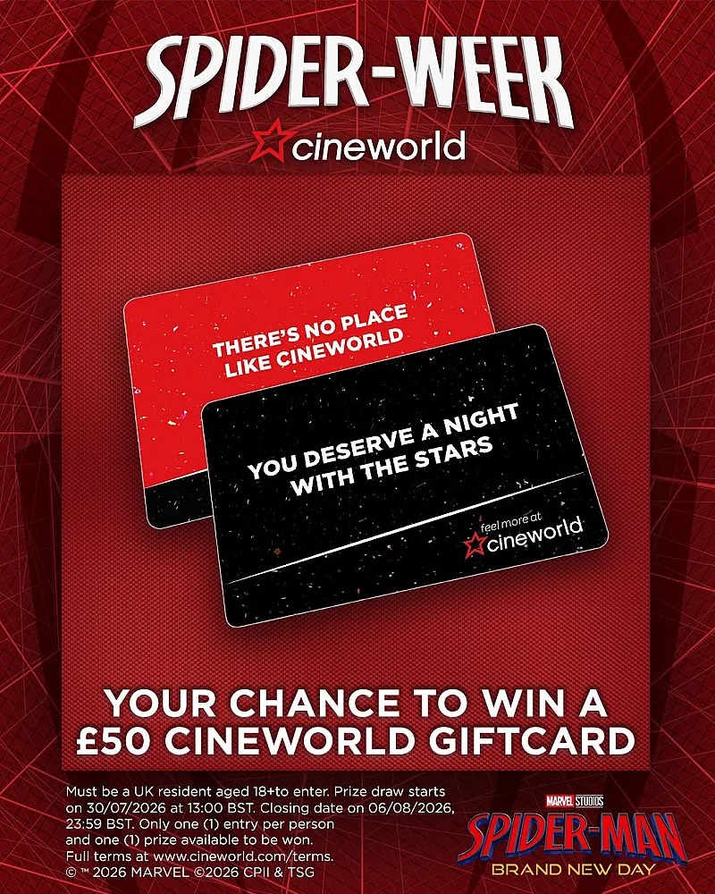 Win a £50 Cineworld Gift Card