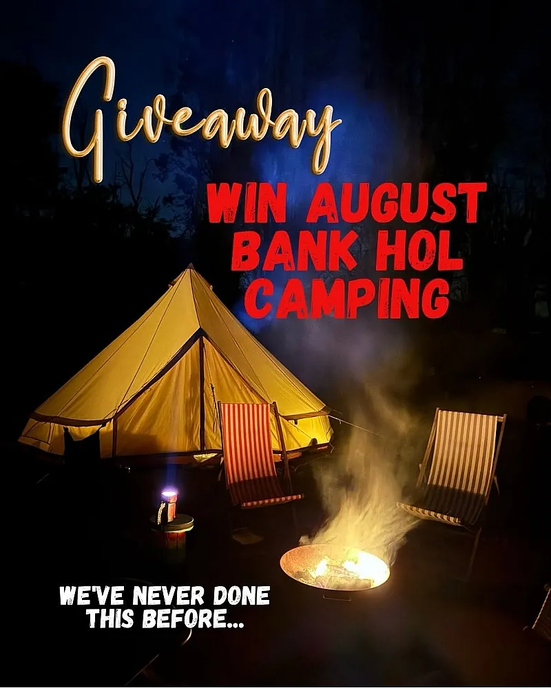 Win a Camping Pitch for August Bank Holiday