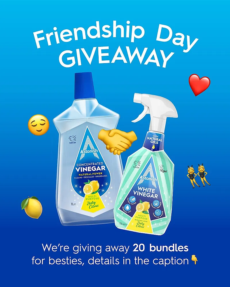 Win 20 Cleaning Bundles from Astonish