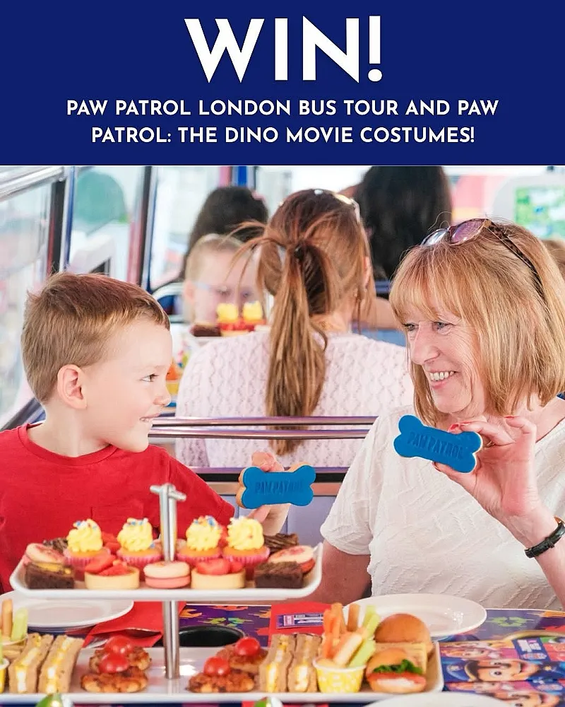 Win a Paw Patrol London Bus Tour Experience