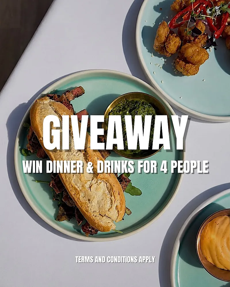 Win a Meal for 4 at Aura Bar, Wilmslow