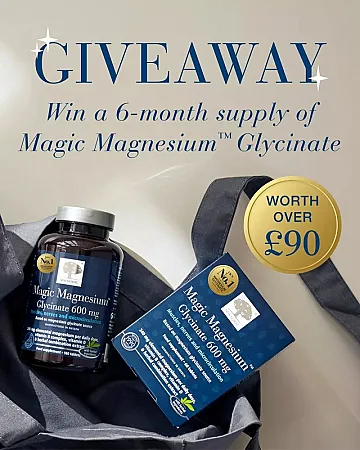 Win a 6-month supply of New Nordic Magnesium Glycinate 600mg tablets