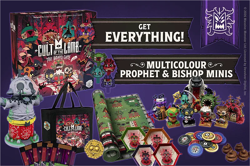 Win an All-In Deluxe: Cult of the Lamb: The Board Game