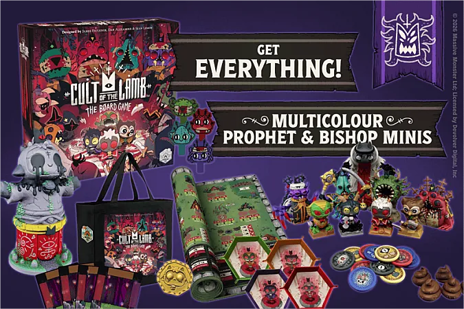 Prize image for Win an All-In Deluxe: Cult of the Lamb: The Board Game