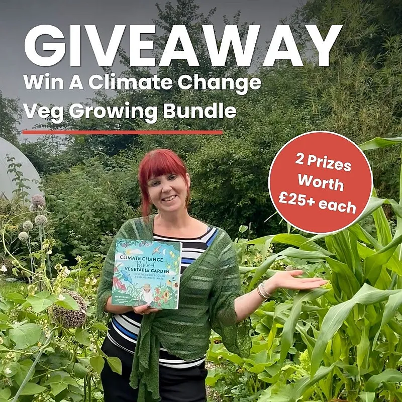 Win a Climate Change Veg Growing Package and Signed Book
