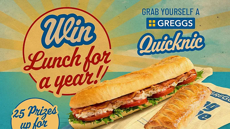 Win Greggs Lunch for a Year!