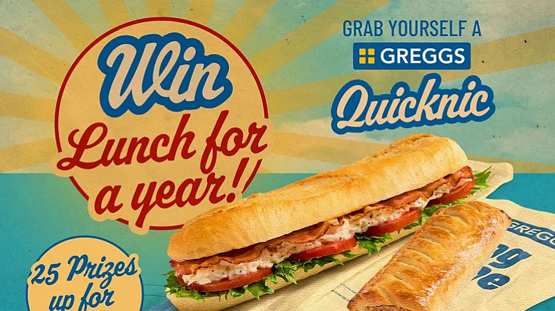 Win Greggs Lunch for a Year!