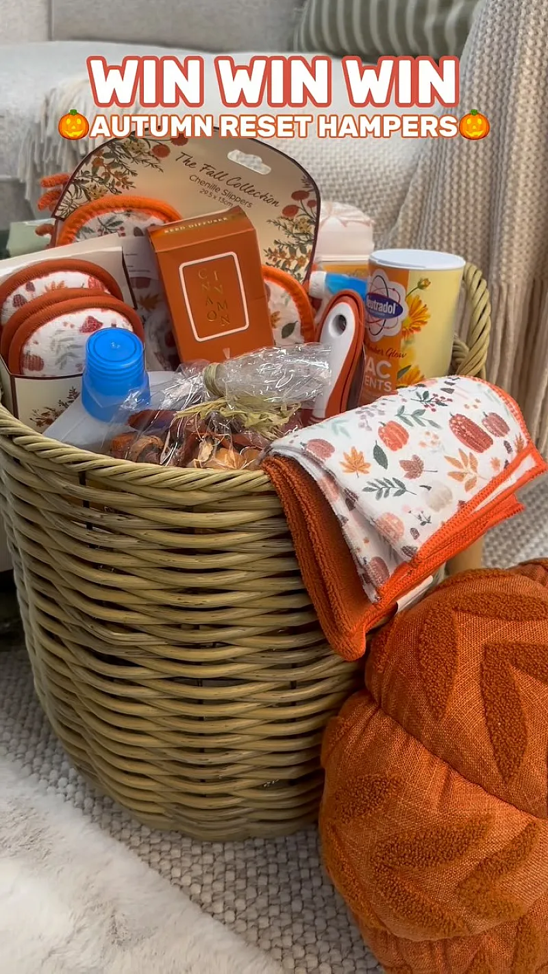 Win 1 of 2 Autumn Cleaning Hampers!