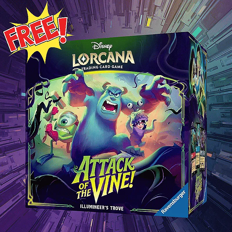 Win a Disney Lorcana Attack Of The Vine Illumineer's Trove Set