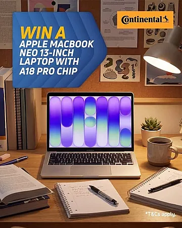Prize image for Win an Apple Macbook Neo 13-Inch Laptop with A18 Pro Chip!