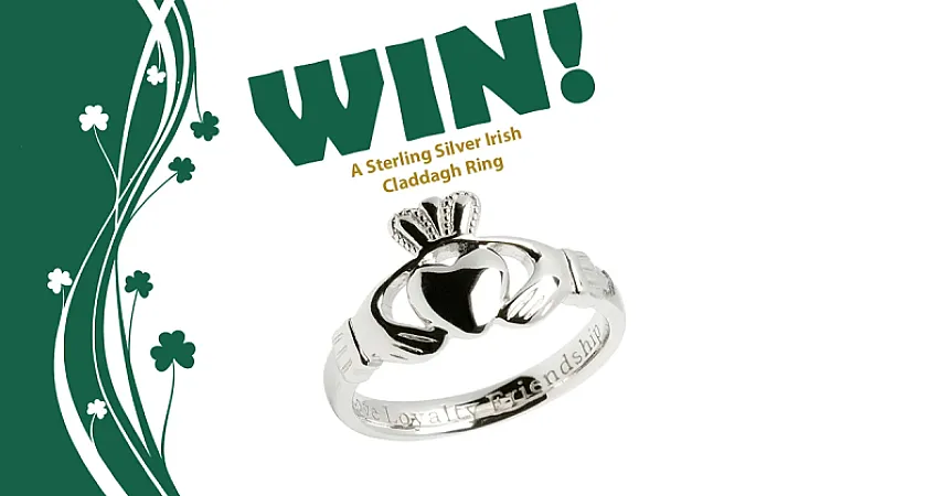 Win a Sterling Silver Irish Claddagh Ring