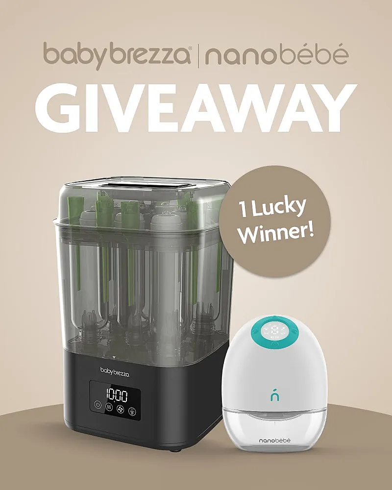 Win a Brezza SuperQuick Steriliser Dryer & Nanobebe Wearable Breast Pump