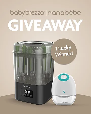 Win a Brezza SuperQuick Steriliser Dryer & Nanobebe Wearable Breast Pump
