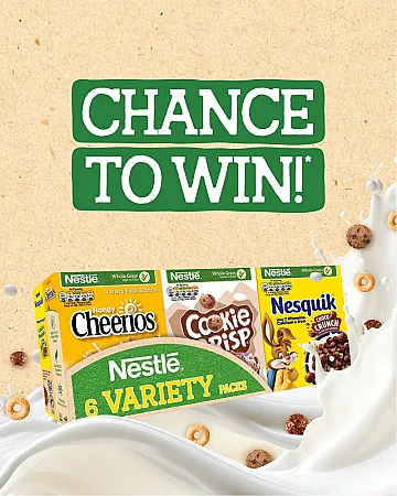 Prize image for Win 1 of 5 Nestlé Cereal Variety Packs