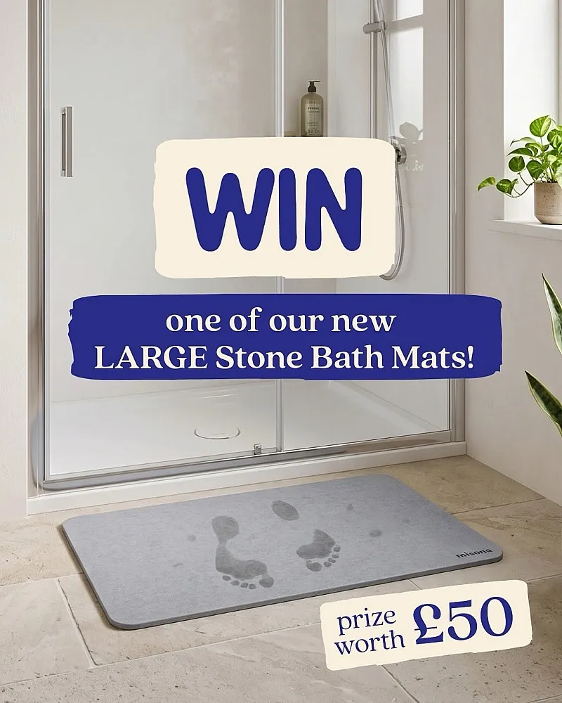 Win a 50 X 80cm Stone Bath Mat