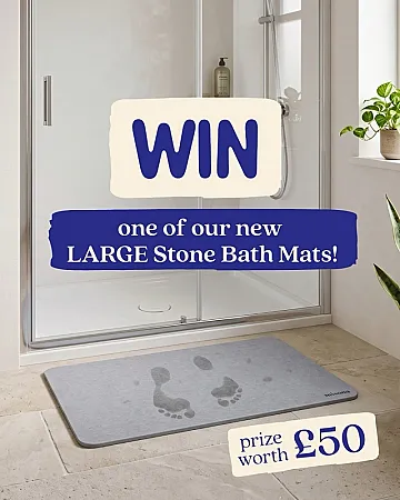 Prize image for Win a 50 X 80cm Stone Bath Mat