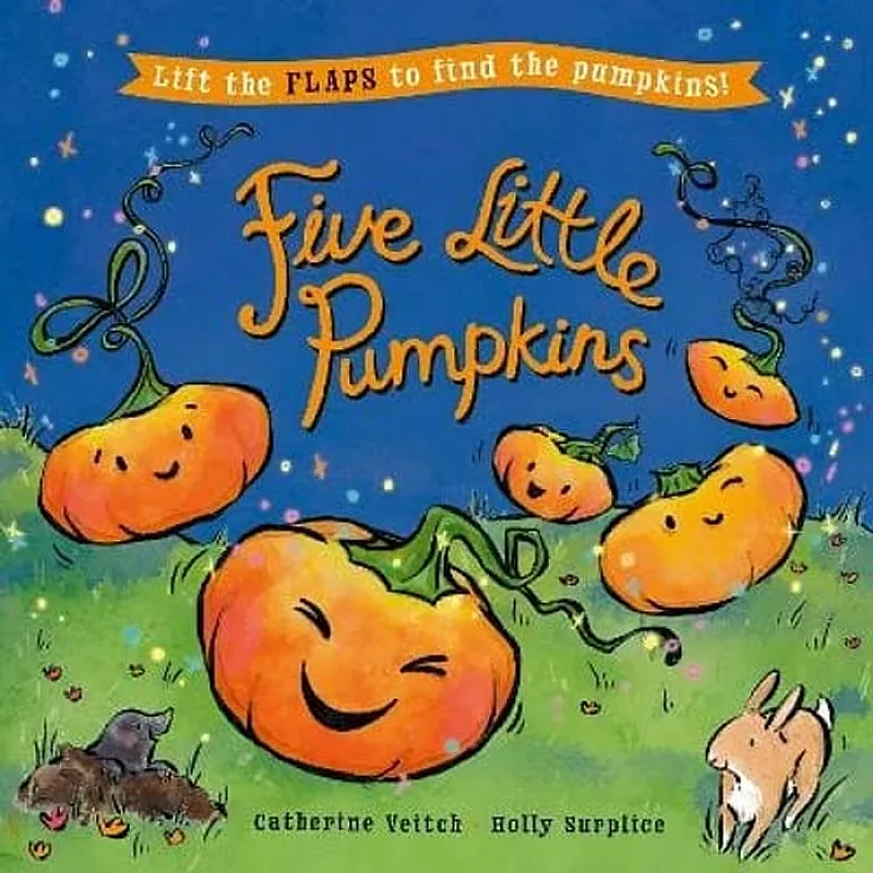 Win Five Little Pumpkins: A Lift-the-Flap Halloween Picture Book
