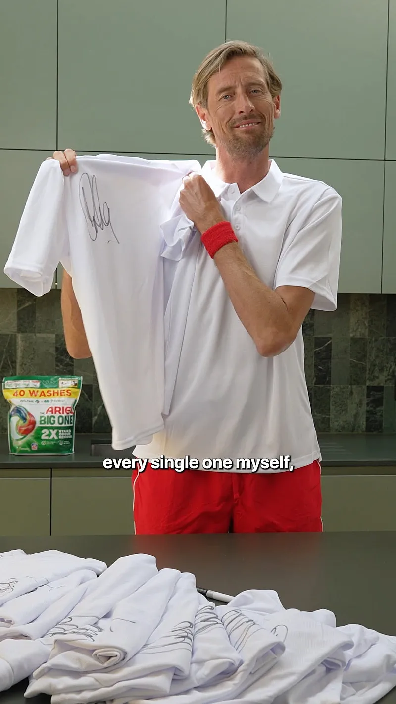 Win a Signed Shirt from Peter Crouch
