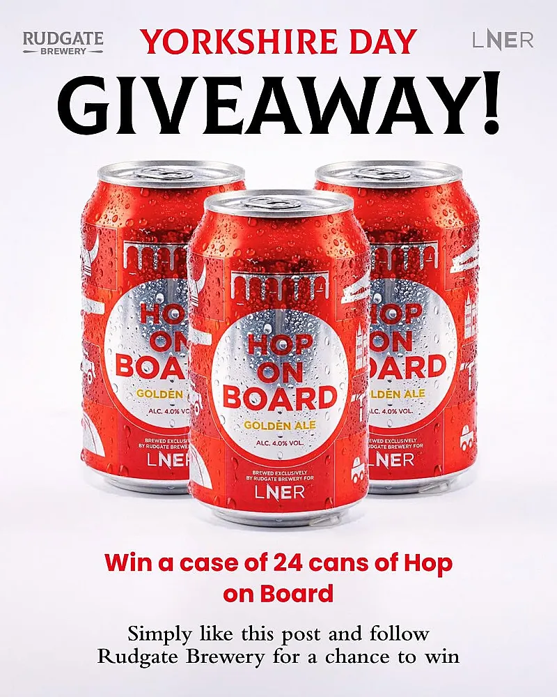 Win a Case (24 Cans) of Hop on Board Golden Ale