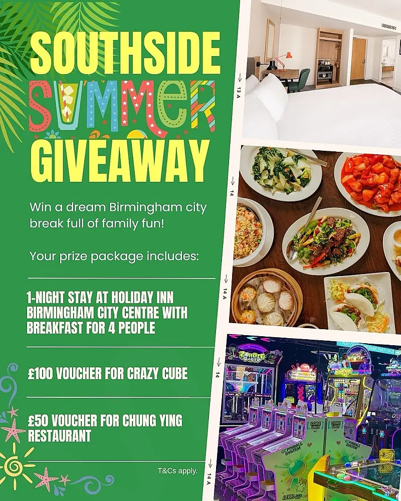 Win a Dream Summer City Break in Birmingham City Centre